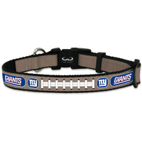 New York Giants Pet Collar Reflective Football Size Toy CO