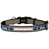 New England Patriots Pet Collar Reflective Football Size Small CO
