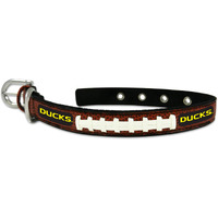 Oregon Ducks Pet Collar Leather Size Small CO