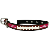 Arizona Cardinals Pet Collar Leather Classic Football Size Small CO