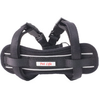 Mountaineer Chest Compression Adjustable Reflective Easy Pull Dog Harness(D0102H7L8GG.)