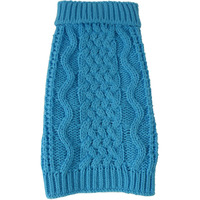 Swivel-Swirl Heavy Cable Knitted Fashion Designer Dog Sweater(D0102H7LDTG.)