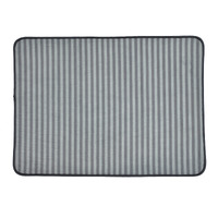 DII Xx-Large Gray Stripe Cage Mat
