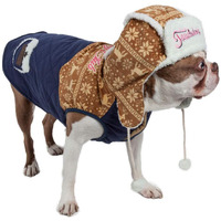 Touchdog Snowadayz Pom Pom Pet Hooded Sweater(D0102H70F6W.)