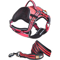 Helios Dog Chest Compression Pet Harness and Leash Combo(D0102H70F3Y.)