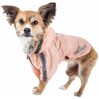 Dog Helios 'Torrential Shield' Waterproof Multi-Adjustable Pet Dog Windbreaker Raincoat(D0102H7LUFV.)