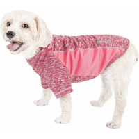 Pet Life Active 'Warf Speed' Heathered Ultra-Stretch Sporty Performance Dog T-Shirt(D0102H7LF3V.)
