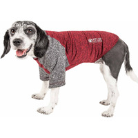 Pet Life Active 'Hybreed' 4-Way Stretch Two-Toned Performance Dog T-Shirt(D0102H7LFWY.)