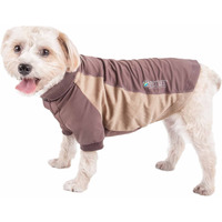 Pet Life Active 'Barko Pawlo' Relax-Stretch Wick-Proof Performance Dog Polo T-Shirt(D0102H7L3QA.)