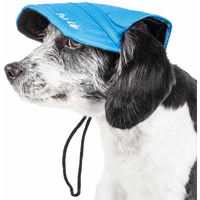 Pet Life 'Cap-Tivating' Uv Protectant Adjustable Fashion Dog Hat Cap(D0102H70ZG7.)