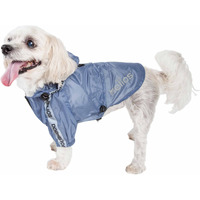 Dog Helios 'Torrential Shield' Waterproof Multi-Adjustable Pet Dog Windbreaker Raincoat(D0102H7LUTV.)