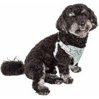 Pet Life 'Fidomite' Mesh Reversible And Breathable Adjustable Dog Harness W/ Designer Bowtie(D0102H70XR7.)