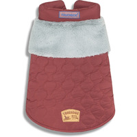 Touchdog  'Furrost-Bite' Fur and Fleece Fashion Dog Jacket(D0102HAXESA.)