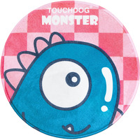 Touchdog  Cartoon Shoe-faced Monster Rounded Cat and Dog Mat(D0102HAX2CW.)
