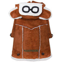 Touchdog  'Tuskegee' Aero-Vintage Designer Dog Coat(D0102HAXEJV.)