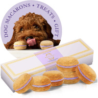 Dog Macarons - count of 6 (Dog Treats  Dog gifts)(D0102HIR07A)