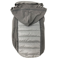 Pet Life  'Apex' Lightweight Hybrid 4-Season Stretch and Quick-Dry Dog Coat w/ Pop out Hood(D0102HAXRIU.)