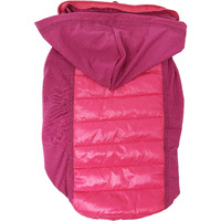 Pet Life  'Apex' Lightweight Hybrid 4-Season Stretch and Quick-Dry Dog Coat w/ Pop out Hood(D0102HAXR2W.)