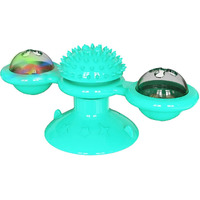 Pet Life  'Windmill' Rotating Suction Cup Spinning Cat Toy(D0102HAXIBA.)