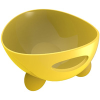 Pet Life  'Modero' Dishwasher Safe Modern Tilted Dog Bowl(D0102HAXINA.)