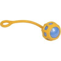 Pet Life  'Tug-O-Warp' Fetching Tugging and Chew Squeaking TPR Dog Toy(D0102HAXIRU.)