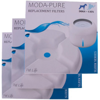 Pet Life  'Moda-Pure' Filtered Dog and Cat Fountain - Replacement Filters - 3 Pack(D0102HAX2YV.)