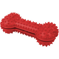 Pet Life  'Denta-Bone' TPR Treat Dispensing and Dental Cleaning Durable Dog Toy(D0102HAXIHY.)