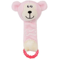 Pet Life  Moo-Born' Plush Squeaky and Crinkle Newborn Rubber Teething Cat and Dog Toy(D0102HAXIQW.)