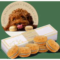 Dog Macarons - count of 6 (Dog Treats  Dog gifts)(D0102HIRL6A)