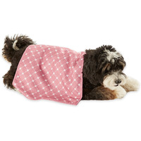 DII Hunter Green Printed Trellis Paw Pet Towel