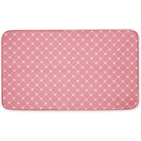ROSE PRINTED TRELLIS PAW PET MAT LARGE