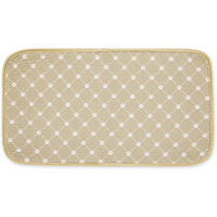 TAUPE PRINTED TRELLIS PAW PET MAT SMALL