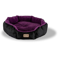Armarkat Large, Soft Cat Bed in Purple and Black - C101NH/ZH
