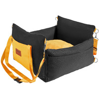 VEVOR Dog Booster Car Seat Pet Car Seat for Small Dog up to 25lbs Black