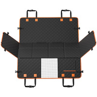 VEVOR 51.2 x 27.6 in Dog Car Seat Cover for Back Seat Waterproof 600D for SUV