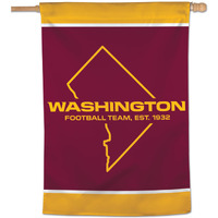 Washington Football Team Banner 28x40 Vertical