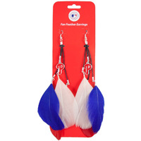 Philadelphia Phillies Team Color Feather Earrings CO