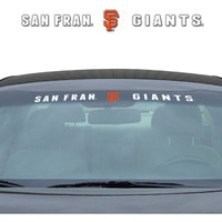 San Francisco Giants Decal 35x4 Windshield