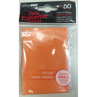 Deck Protectors - U/P Small Size- Orange (12 packs of 50)