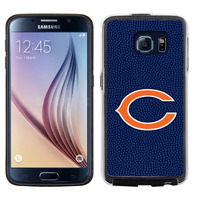 Chicago Bears Phone CaseTeam Color Football Pebble Grain Feel Samsung Galaxy S6 CO