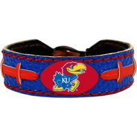 Kansas Jayhawks Bracelet Team Color Football CO