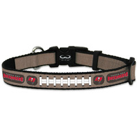 Tampa Bay Buccaneers Pet Collar Reflective Football Size Toy CO