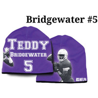 Minnesota Vikings Beanie Lightweight Teddy Bridgewater Design CO