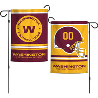 Washington Football Team Flag 12x18 Garden Style 2 Sided