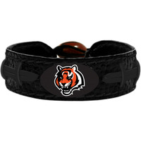 Cincinnati Bengals Bracelet Team Color Tonal Black Football CO