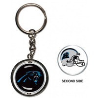 Carolina Panthers Key Ring Spinner Style - Special Order