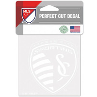 Sporting Kansas City Decal 4x4 Perfect Cut White