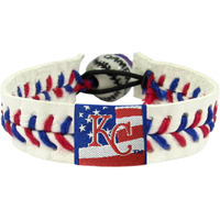 Kansas City Royals Bracelet Baseball Stars and Stripes CO