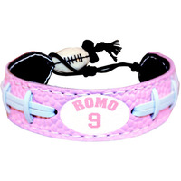 Dallas Cowboys Bracelet Pink Jersey Tony Romo Design CO