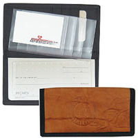 Oakland Athletics Checkbook Cover Leather/Nylon Embossed CO